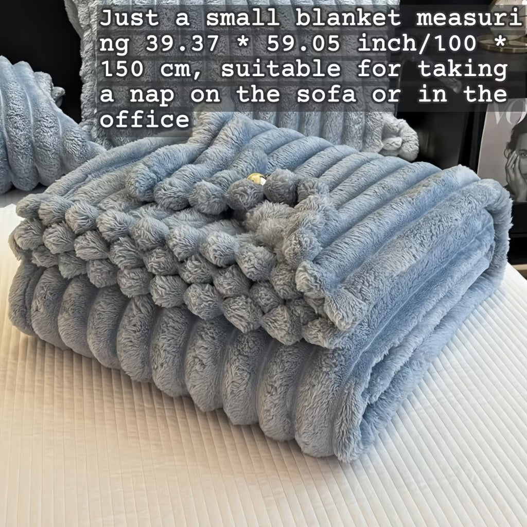 HaloRest Faux Fur Throw Blanket 59"-78"