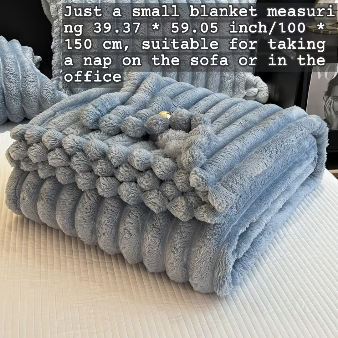 HaloRest Faux Fur Throw Blanket 59"-78"