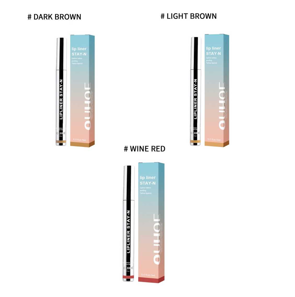 Lip STAY-N TRIO - Peel-Off Lip Stain